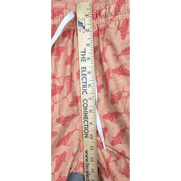 Huk Mens Orange Pursuit Volley Rooster Wake Mesh Liner Swim Trunks Size M - Picture 8 of 10